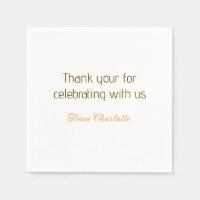 thanks for celebrating with us yellow black simple