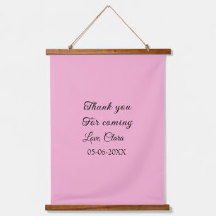 thanks for coming add name text message hanging tapestry