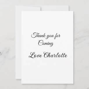 thanks for coming add name text message  invitation