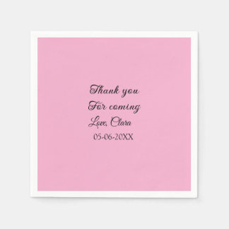 thanks for coming add name text message  napkin