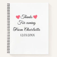 thanks for coming add name text message 