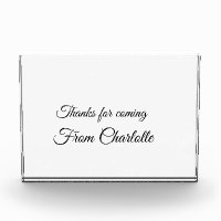 thanks for coming add name text message 