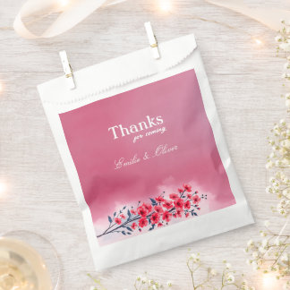 Thanks for coming and your name favour bags