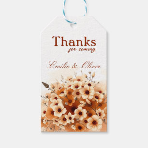Thanks For coming and your name Gift Tags