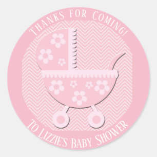 Thanks for Coming Baby Shower Party Favour Sticker