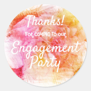 Thanks for coming classic round sticker