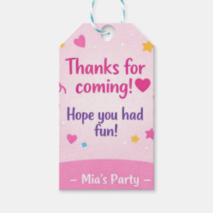 “Thanks for Coming” Printable Gift Tag