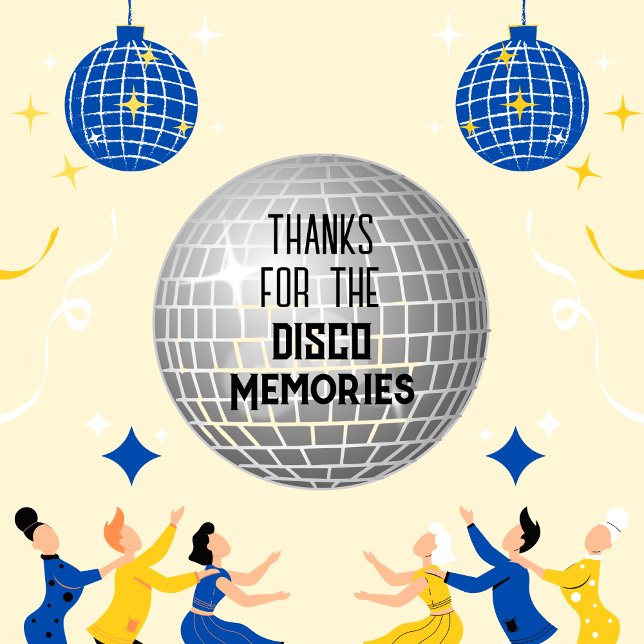 Thanks For Disco Memories Funny Retro Waterproof (Creator Uploaded)