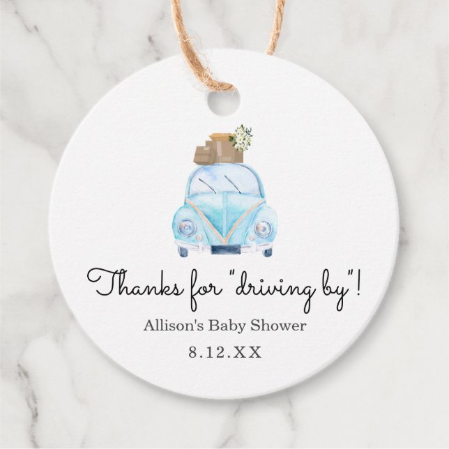 Thanks for Driving By Favour Tag (Front)