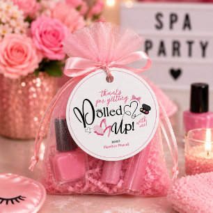 Thanks For Getting Dolled Up With Me Party Favour Tags