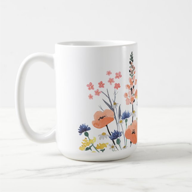 Thanks For Helping Me Bloom Mug (Left)