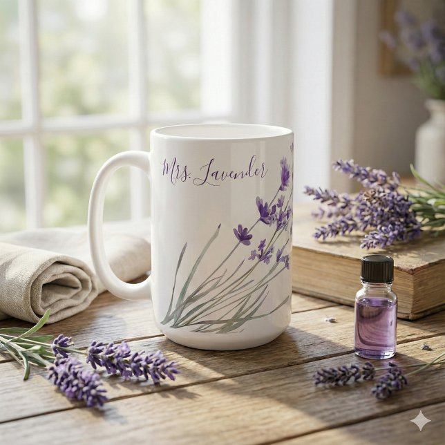 Thanks For Helping Me Bloom Mug (Thank a special teacher with this, "Thanks for helping me bloom" lavender mug! )