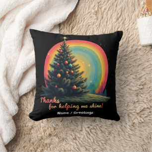  Thanks for Helping Me Shine Heartfelt Gratitude  Cushion