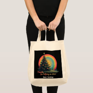 Thanks for Helping Me Shine Heartfelt Gratitude Tote Bag
