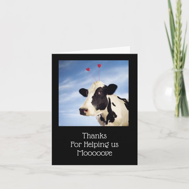 Thanks for Helping Us Move Card (Front)