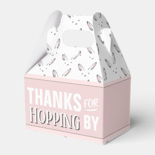 Thanks for Hopping By Bunny Rabbit Happy Easter Favour Box