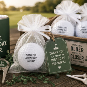 'Thanks for Joining Our Par-tee!' Golf Wedding Balls