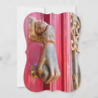 Thanks For Lending A Hand!/Brass Hand Door Knocker
