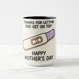 Thanks For Letting Dad Get On Top Mug