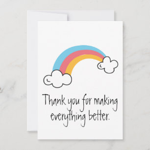 Thanks for Making It Better Rainbow Card