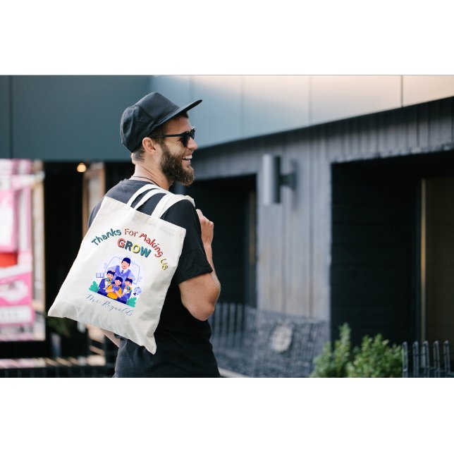 Thanks For Making Us Grow Teacher Appreciation Tote Bag (Creator Uploaded)