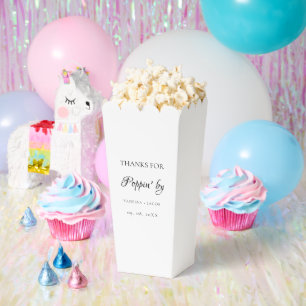 Thanks for poppin by Wedding Favour  Box