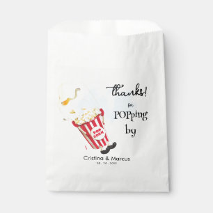 Thanks for Popping By Popcorn Event Favour Bags