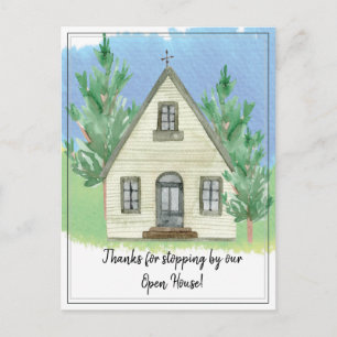 Thanks for Stopping By Our Open House Postcard