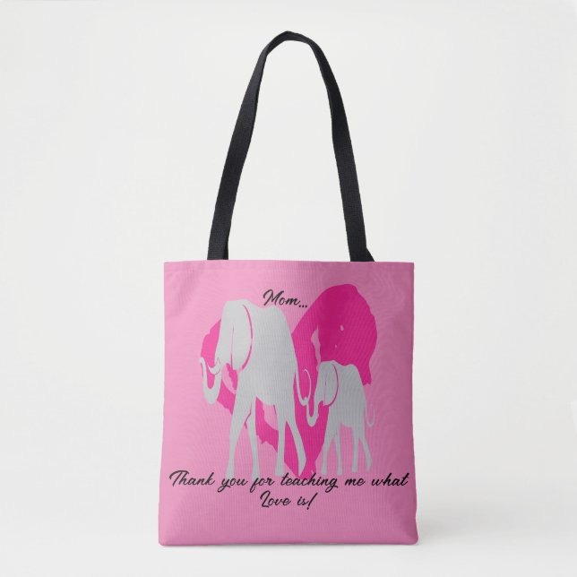 Thanks for teaching me what Love is Tote Bag (Front)