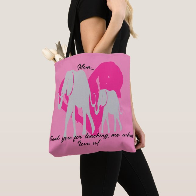 "Thanks for teaching me what Love is" Tote Bag (Close Up)