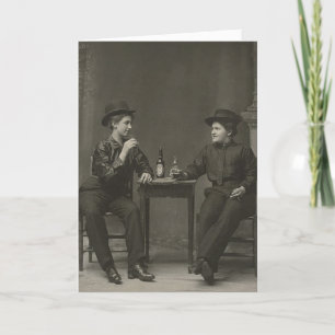 Thanks for the drink Greeting Card Lesbian