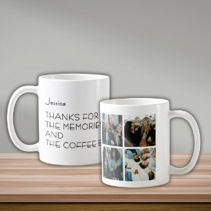 Thanks For The Memories Coworker Goodbye 4 Photo Coffee Mug
