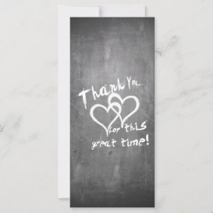 Thanks for this great time on a chalk board