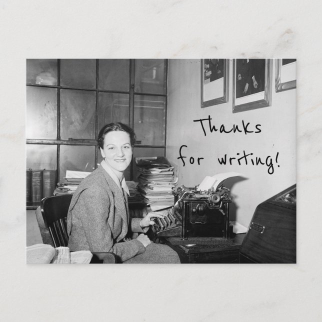 Thanks for Writing Postcard (Front)