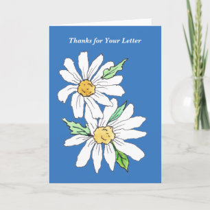 Thanks for you letter card