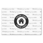 Thanks For Your Purchase Custom Business Logo