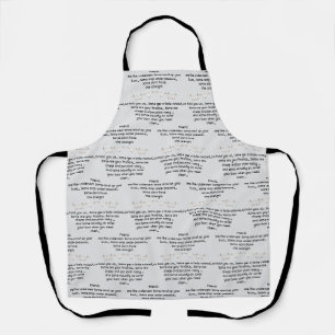 Thanks Friend are like Underwear Fun Quote Apron