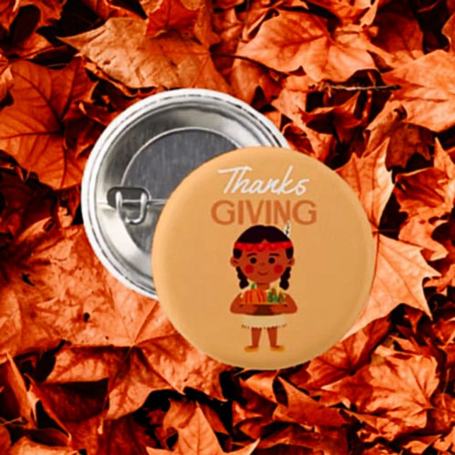 Thanks GIVING Button – Festive Turkey Thanksgiving (Creator Uploaded)