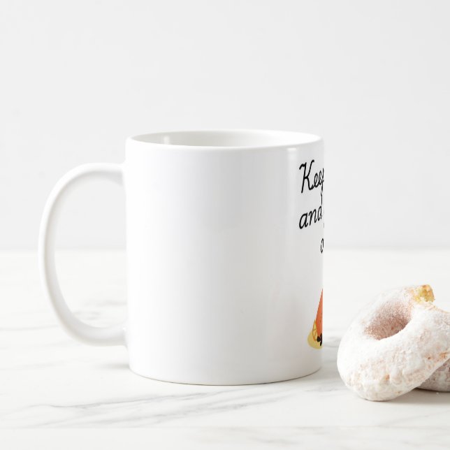 Thanks giving Coffee mug ,  turkey funny  (With Donut)