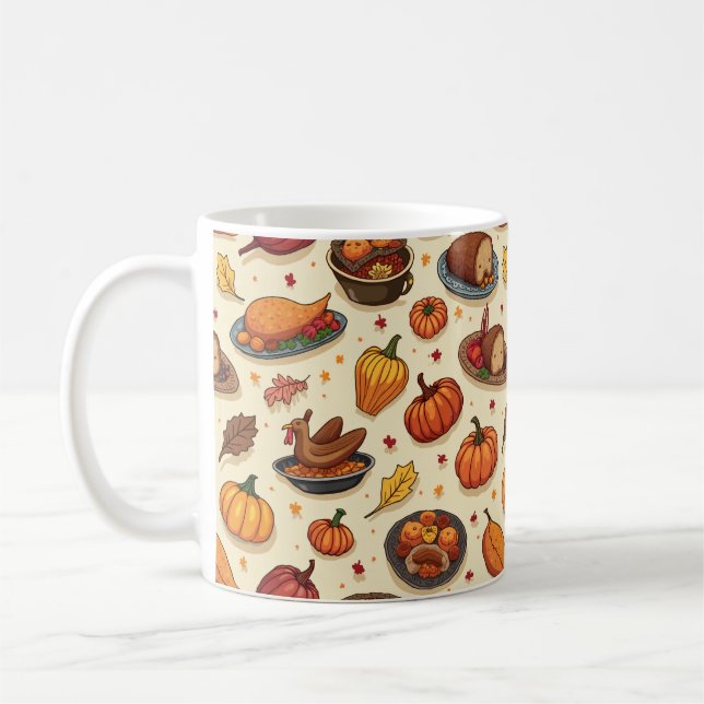 thanks giving day mugs & cups (Left)