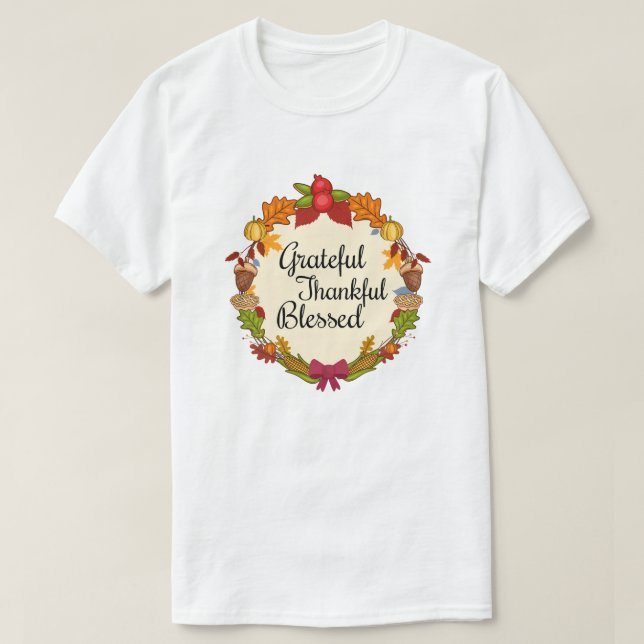 Thanks giving day premium vector design T-Shirt (Design Front)