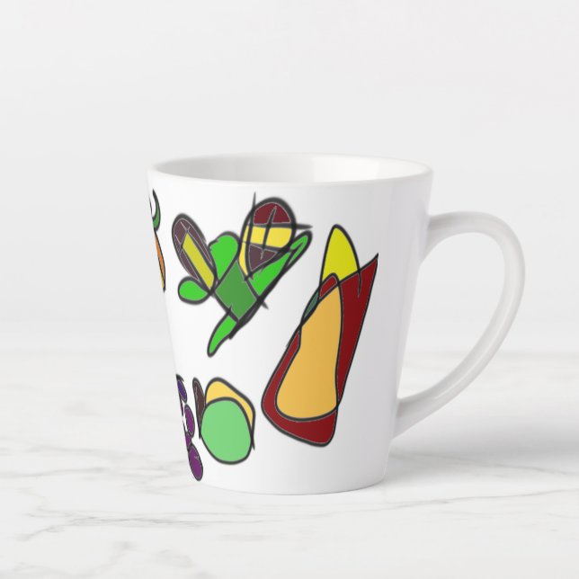 Thanks giving  fun  latte mug (Right)
