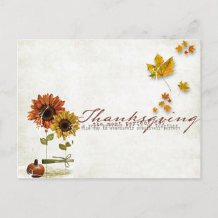 thanks giving post card