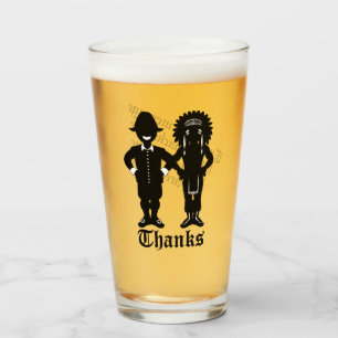 Thanks Glasses Personalised Fun Thanksgiving Decor