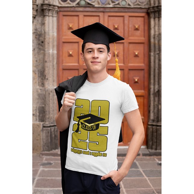 Thanks God I Made It Graduation T-Shirt (Creator Uploaded)