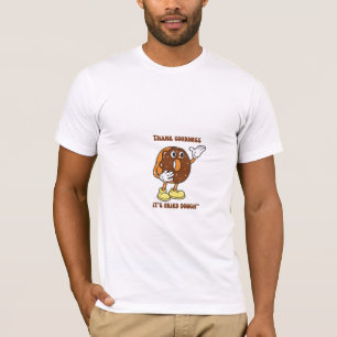 Thanks God It’s Fried Doughnut Funny T-Shirt – Cut