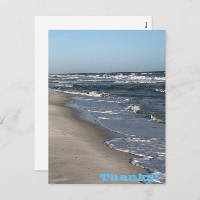 Thanks Holiday Postcard (Front/Back)