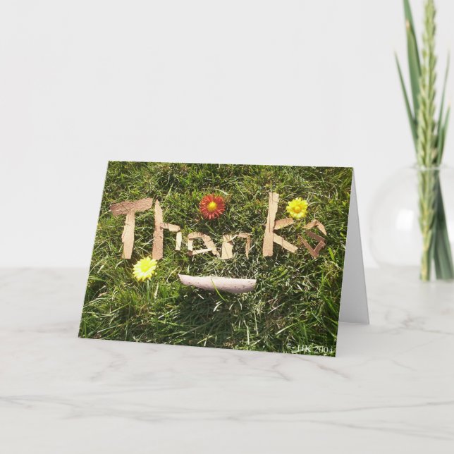 Thanks in bark thank you card (Front)