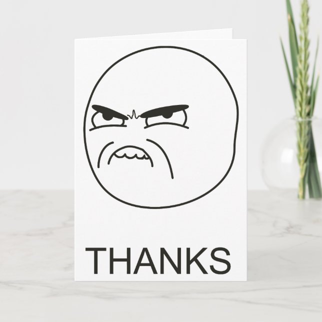 Thanks Meme - Greeting Card (Front)