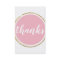 THANKS modern spot hand lettered script pale pink